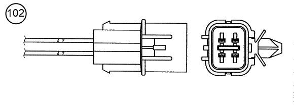 Lambda jutiklis NTK 92280