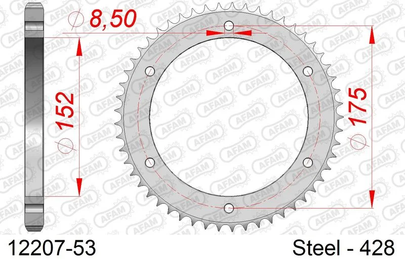 Chain Sprocket AFA 12207-53