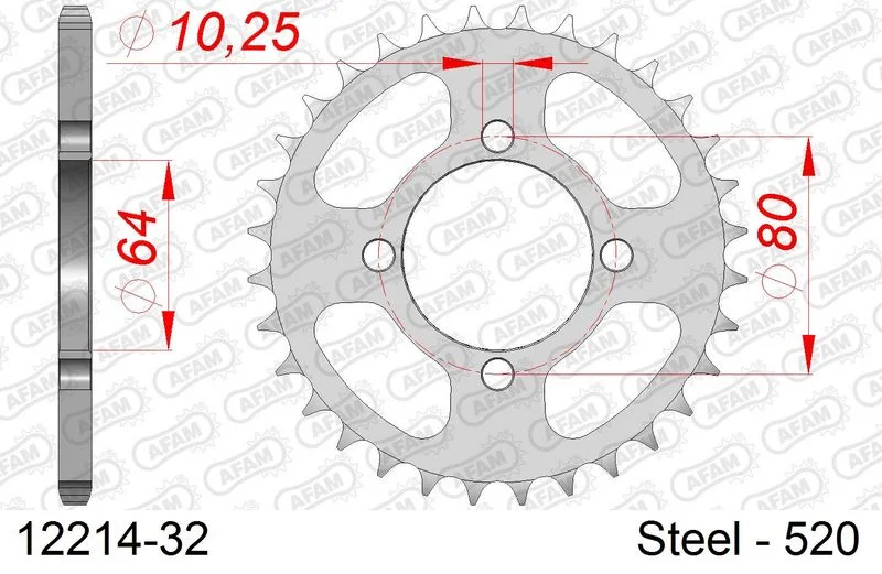 Chain Sprocket AFA 12214-32