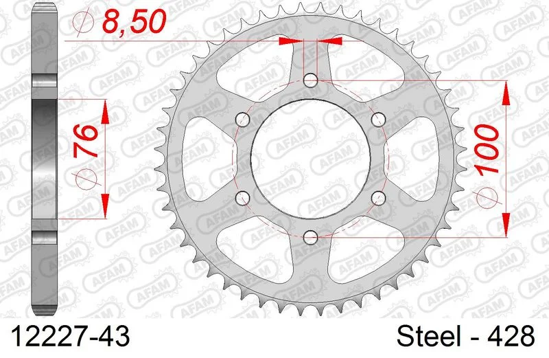 Chain Sprocket AFA 12227-43