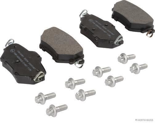 Brake Pad Set, disc brake Herth+Buss Jakoparts J3612051