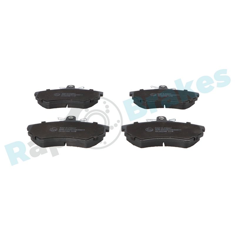 Brake Pad Set, disc brake RAP BRAKES R-P0037