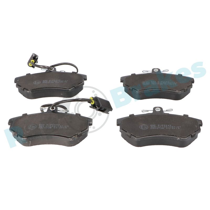 Brake Pad Set, disc brake RAP BRAKES R-P0043