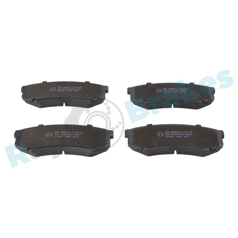 Brake Pad Set, disc brake RAP BRAKES R-P0145