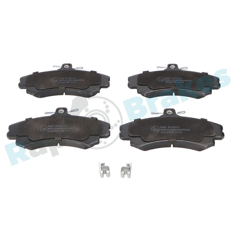 Brake Pad Set, disc brake RAP BRAKES R-P0157