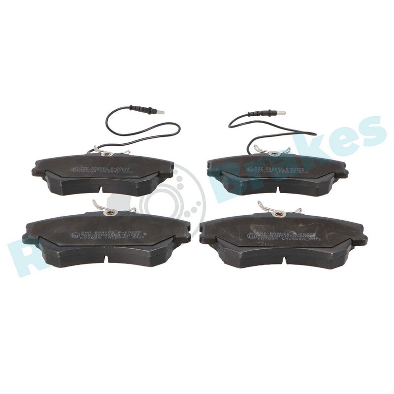 Brake Pad Set, disc brake RAP BRAKES R-P0205