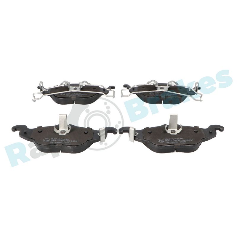 Brake Pad Set, disc brake RAP BRAKES R-P0270