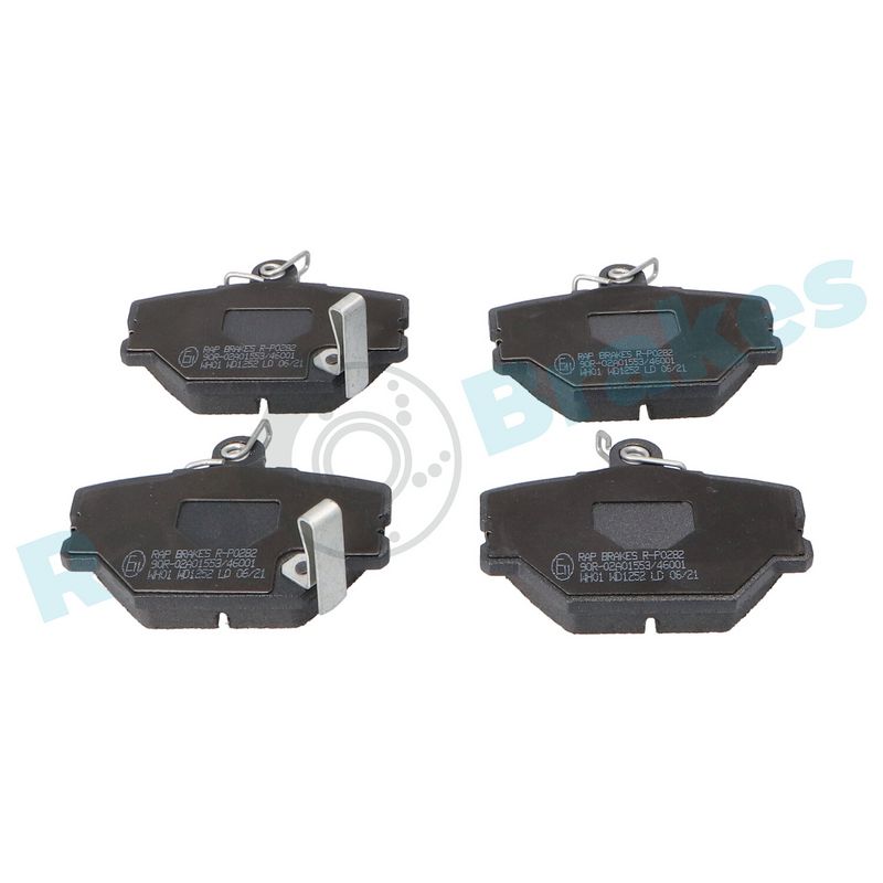 Brake Pad Set, disc brake RAP BRAKES R-P0282