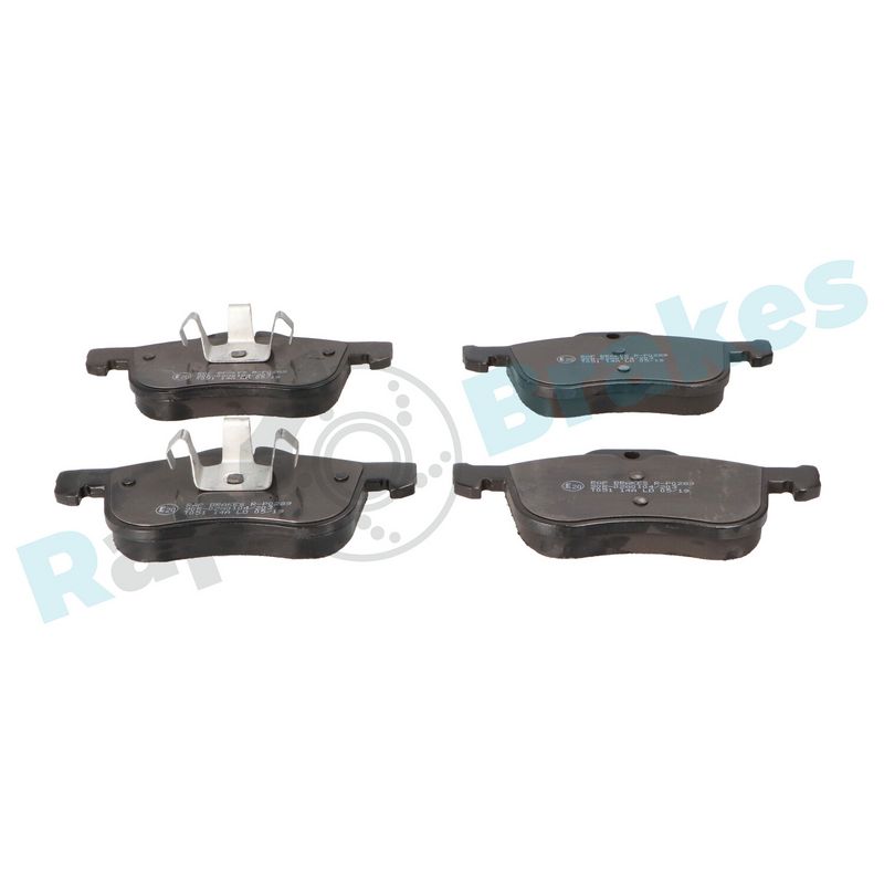 Brake Pad Set, disc brake RAP BRAKES R-P0289