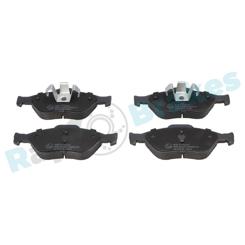 Brake Pad Set, disc brake RAP BRAKES R-P0329