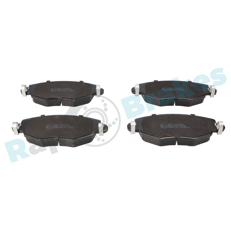 Brake Pad Set, disc brake RAP BRAKES R-P0341