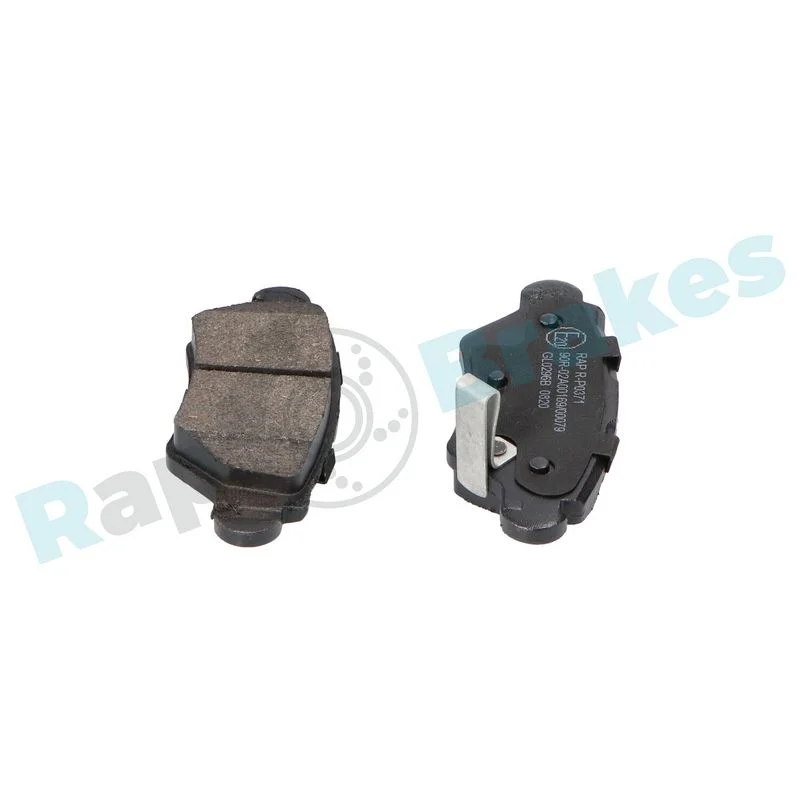 Stabdžių trinkelių rinkinys, diskinis stabdys RAP BRAKES R-P0371