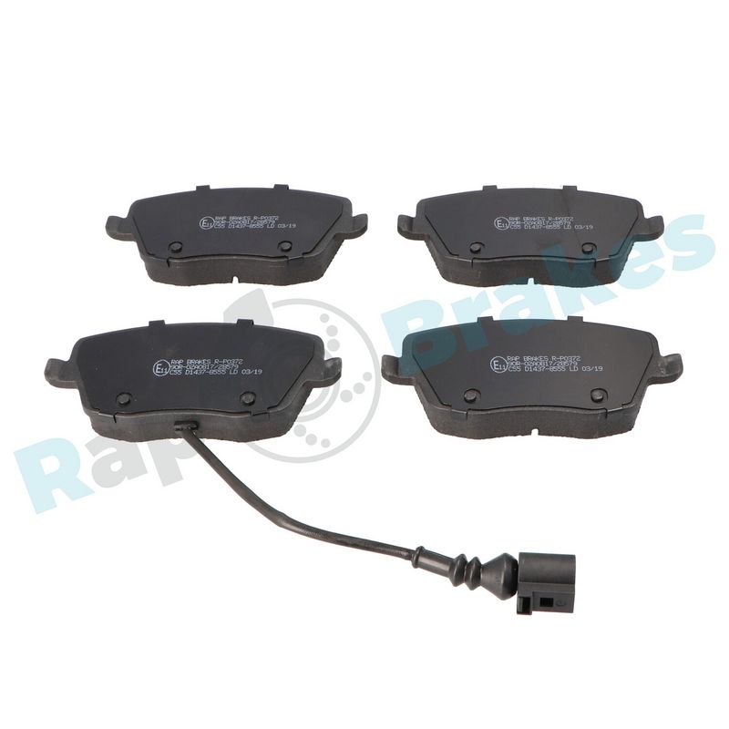 Brake Pad Set, disc brake RAP BRAKES R-P0372