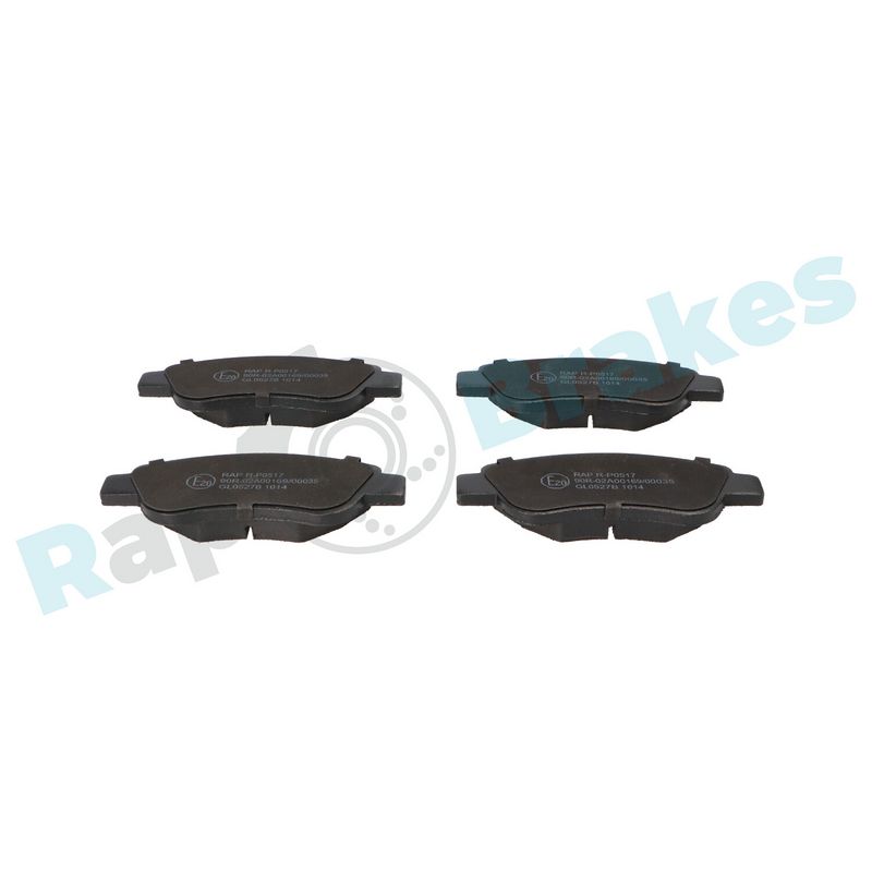 Brake Pad Set, disc brake RAP BRAKES R-P0517