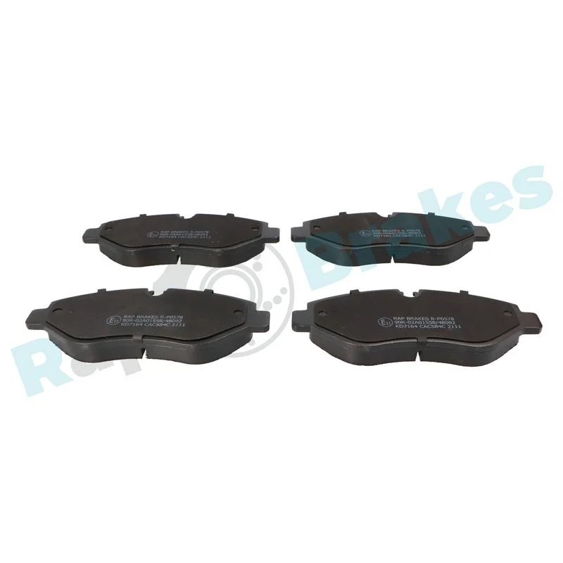 Stabdžių trinkelių rinkinys, diskinis stabdys RAP BRAKES R-P0578