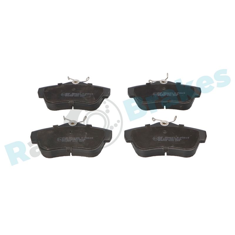 Brake Pad Set, disc brake RAP BRAKES R-P0619