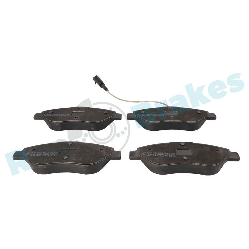 Brake Pad Set, disc brake RAP BRAKES R-P0720