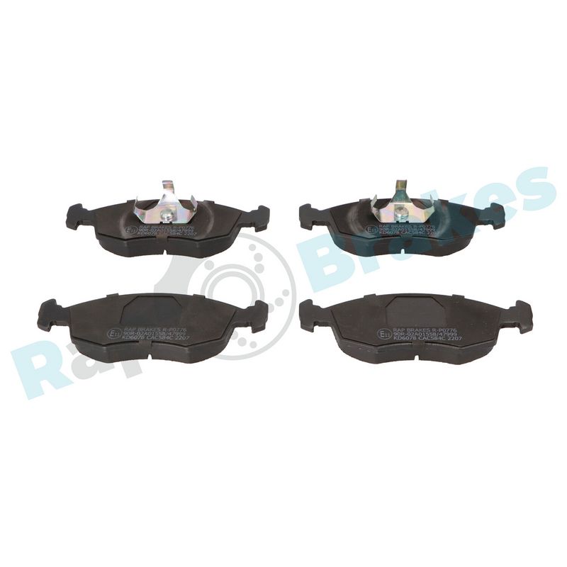 Brake Pad Set, disc brake RAP BRAKES R-P0776