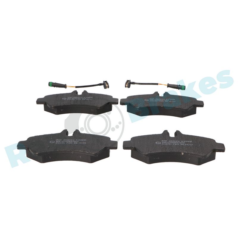 Brake Pad Set, disc brake RAP BRAKES R-P0896