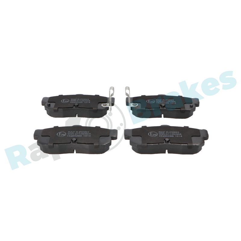 Brake Pad Set, disc brake RAP BRAKES R-P0993