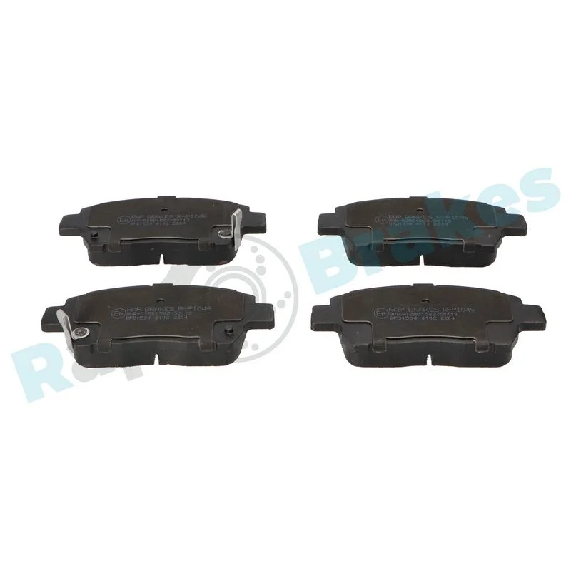 Stabdžių trinkelių rinkinys, diskinis stabdys RAP BRAKES R-P1046