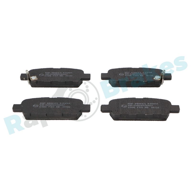 Brake Pad Set, disc brake RAP BRAKES R-P1094