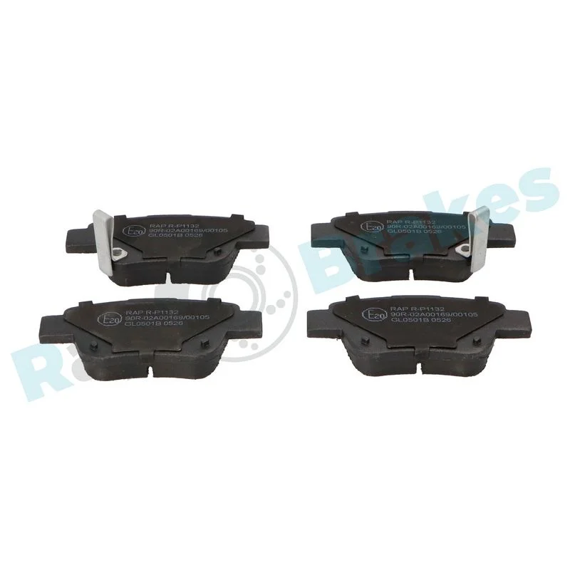 Stabdžių trinkelių rinkinys, diskinis stabdys RAP BRAKES R-P1132