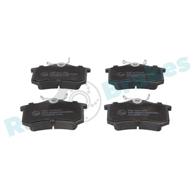 Stabdžių trinkelių rinkinys, diskinis stabdys RAP BRAKES R-P1476