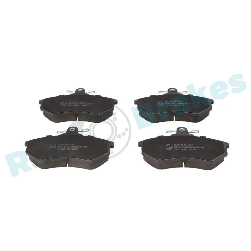 Stabdžių trinkelių rinkinys, diskinis stabdys RAP BRAKES R-P1477