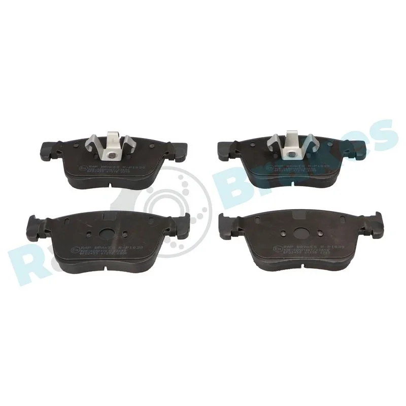 Stabdžių trinkelių rinkinys, diskinis stabdys RAP BRAKES R-P1639