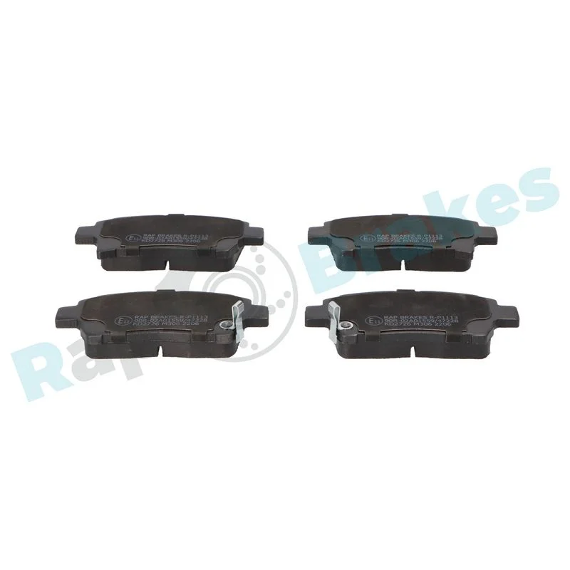 Stabdžių trinkelių rinkinys, diskinis stabdys RAP BRAKES R-P1113