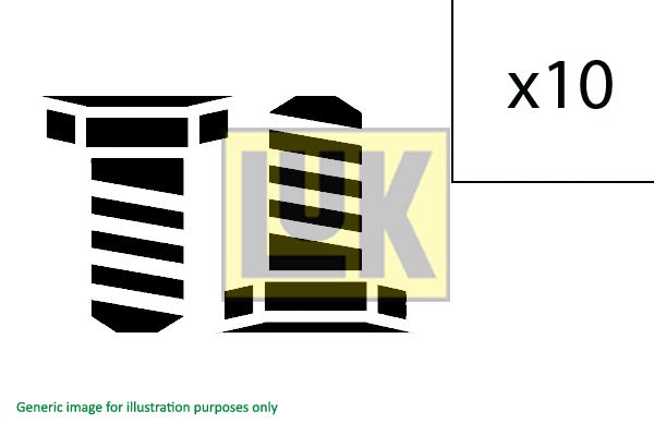 Комплект гвинтів, маховик LuK 411 0140 10