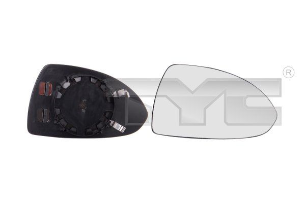 Дзеркальне скло, зовнішнє дзеркало TYC 325-0091-1