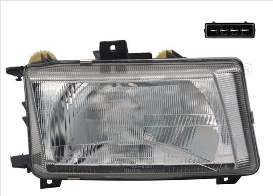 Headlight TYC 20-6154-05-2