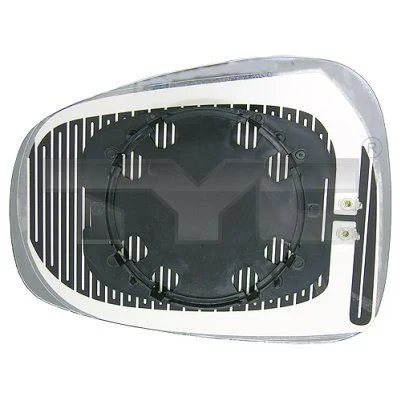 Veidrodėlio stiklas, išorinis veidrodėlis 301-0037-1