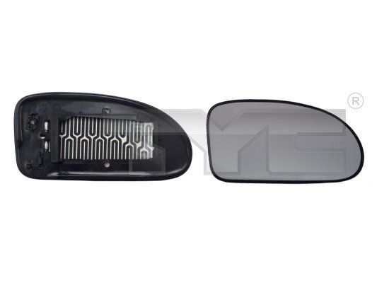 Mirror Glass, exterior mirror TYC 310-0032-1