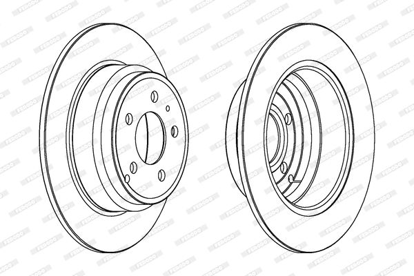 Brake Disc FERODO DDF552