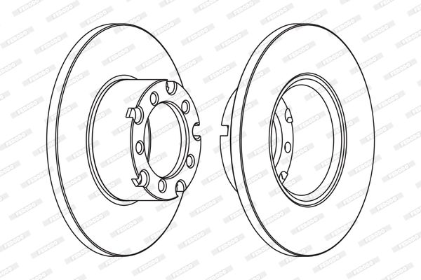 Brake Disc FERODO FCR116A