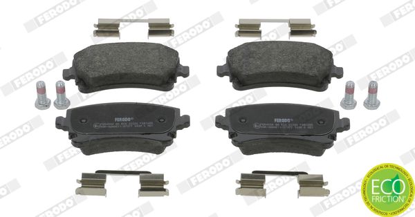 Brake Pad Set, disc brake FERODO FDB1655