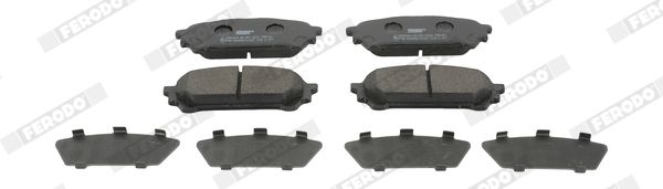 Brake Pad Set, disc brake FERODO FDB1861