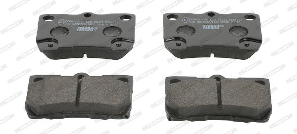 Brake Pad Set, disc brake FERODO FDB4001