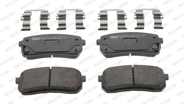 Brake Pad Set, disc brake FERODO FDB4114