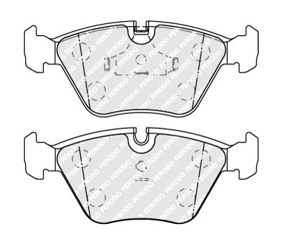 Brake Pad Set, disc brake FERODO FDB577