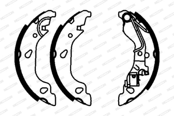 Brake Shoe Set FERODO FSB603