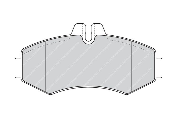 Brake Pad Set, disc brake FERODO FVR1304