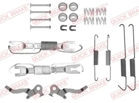 Priedų komplektas, stabdžių trinkelės QUICK BRAKE 105-0002S