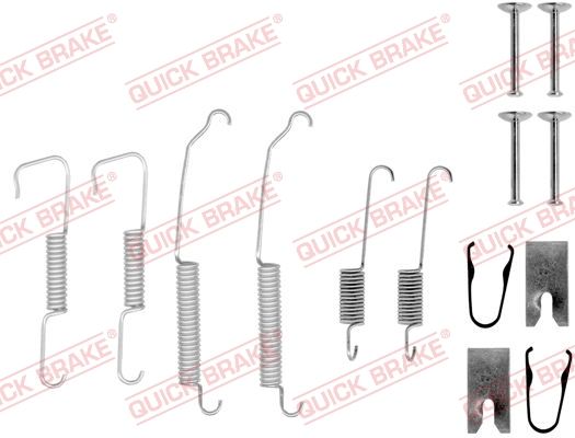 Priedų komplektas, stabdžių trinkelės QUICK BRAKE 105-0773