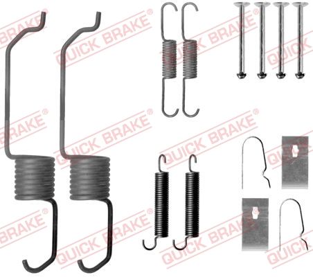 Priedų komplektas, stabdžių trinkelės QUICK BRAKE 105-0798
