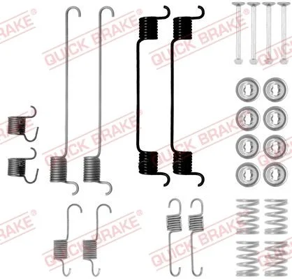 Priedų komplektas, stabdžių trinkelės QUICK BRAKE 105-0802