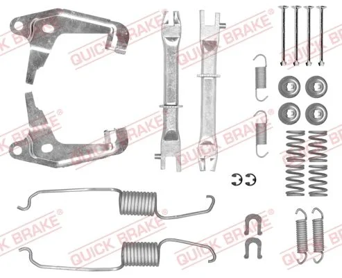 Priedų komplektas, stabdžių trinkelės QUICK BRAKE 105-0853S